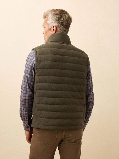 Teton Valley Vest - Olive Lake Herringbone