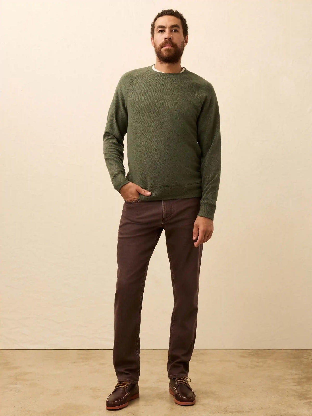 Legend™ Sweater Crew - Fall Evergreen Twill