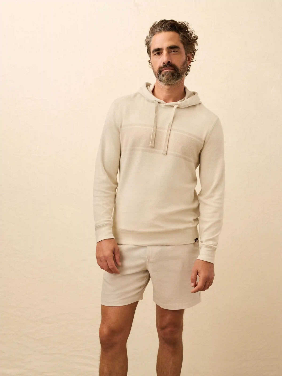Legend™ Sweater Hoodie - Winter Oat Surf Stripe