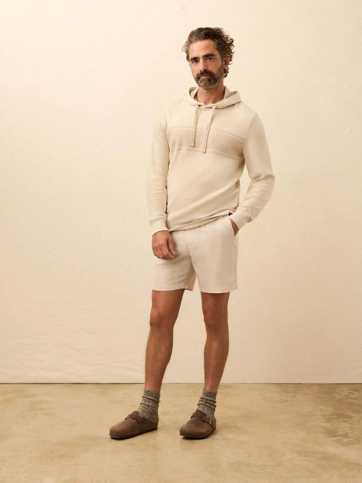 Legend™ Sweater Hoodie - Winter Oat Surf Stripe