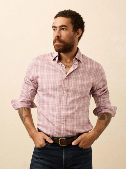 The Movement™ Shirt - Plum Cloud Plaid
