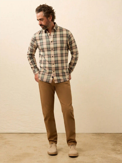 Soft Twill Movement™ Shirt - Olive Sands Plaid