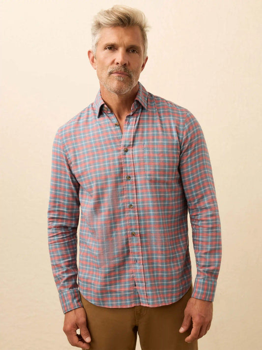 Movement™ Brushed Shirt - Blue Sierra Plaid
