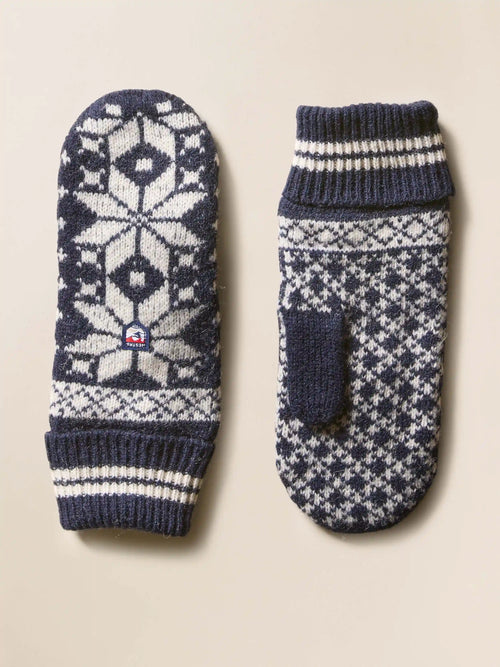 Hestra Isvik Mitt - Navy Off White