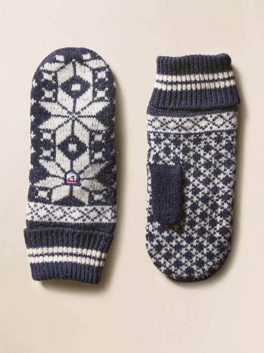 Hestra Isvik Mitt - Navy Off White