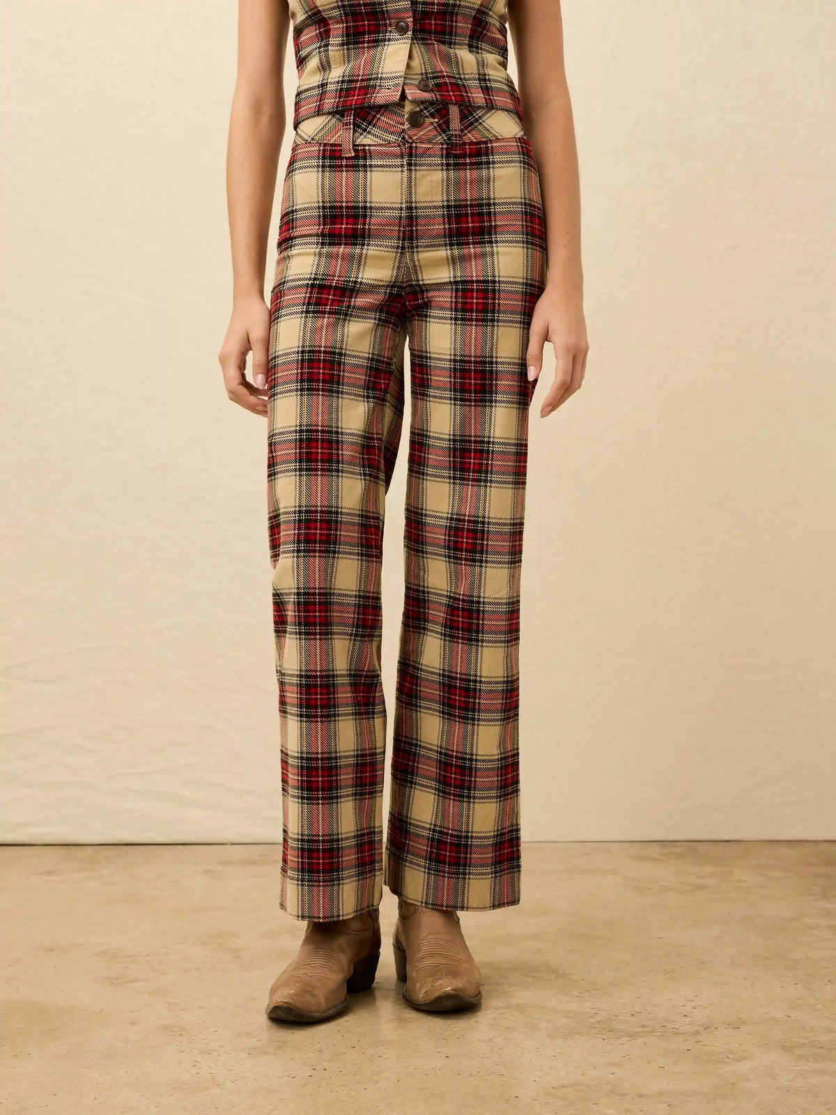 High Ridge Corduroy Pant - Winterstone Plaid