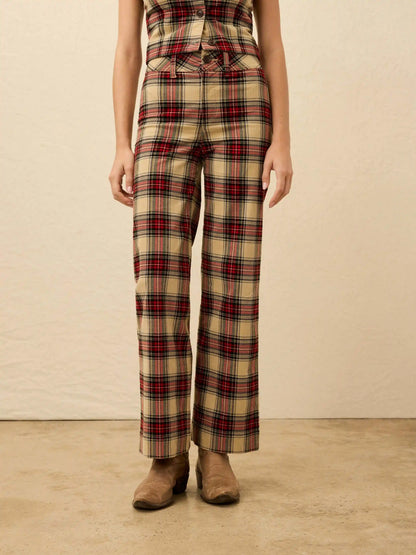 High Ridge Corduroy Pant - Winterstone Plaid