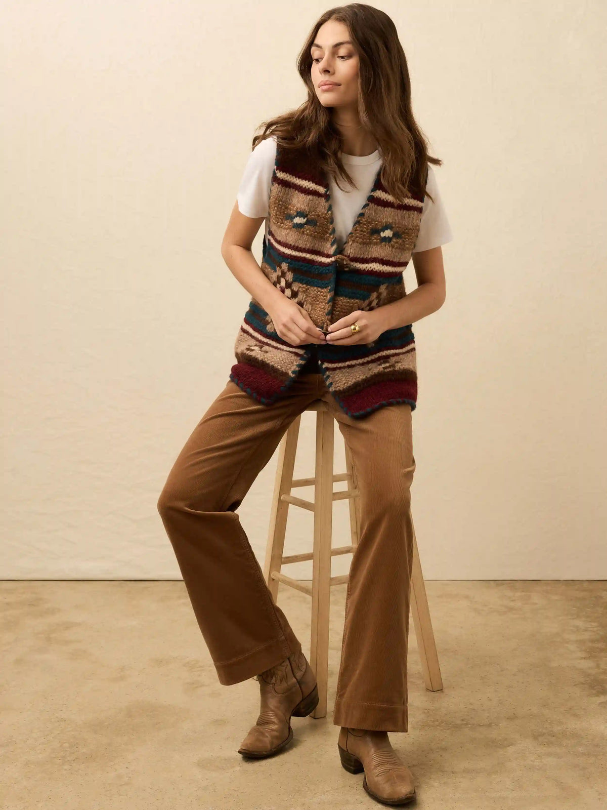 B.yellowtail Sweater Vest - Pretty Eagle
