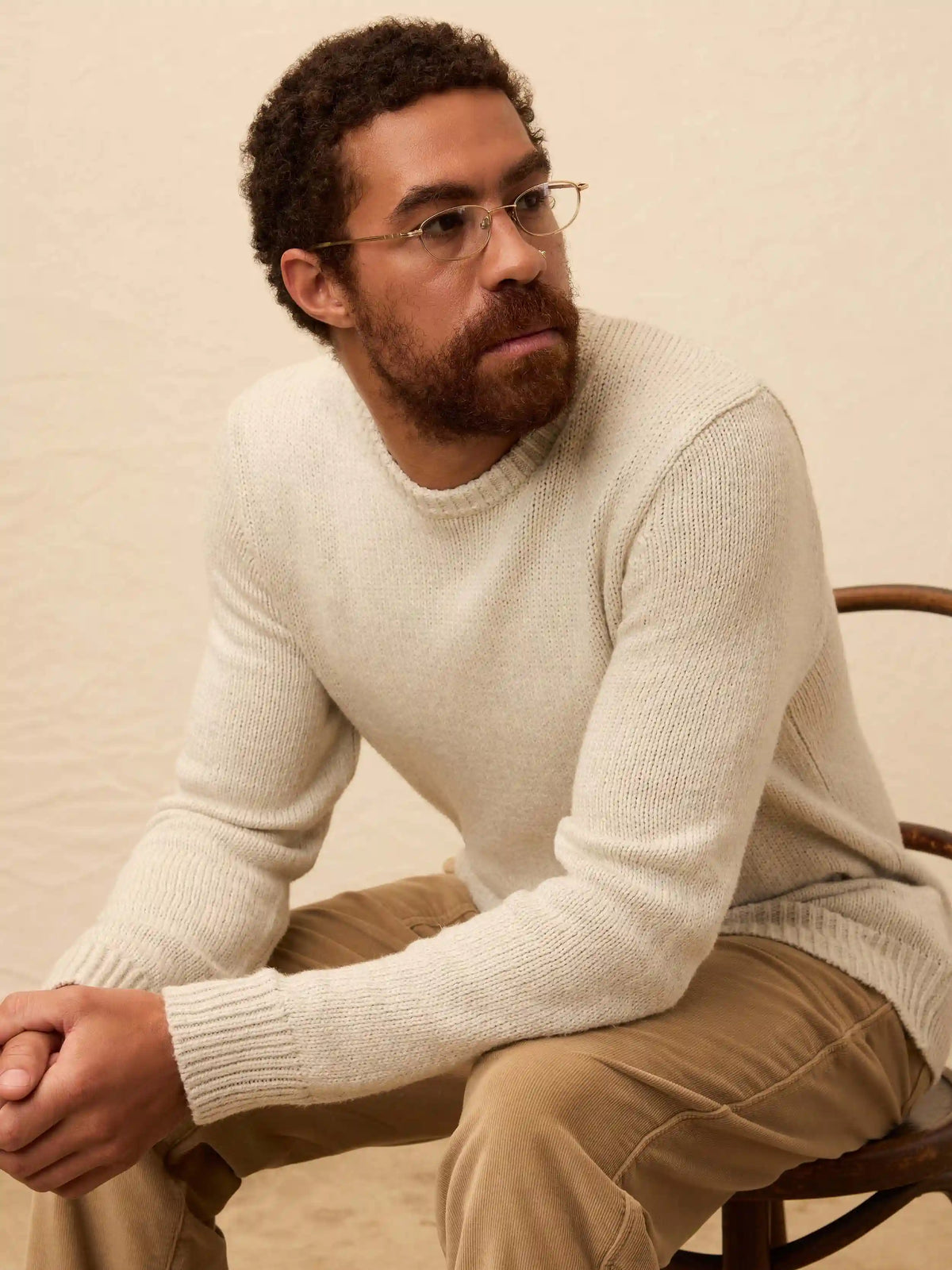 Heirloom Crewneck Sweater - Heather Grey