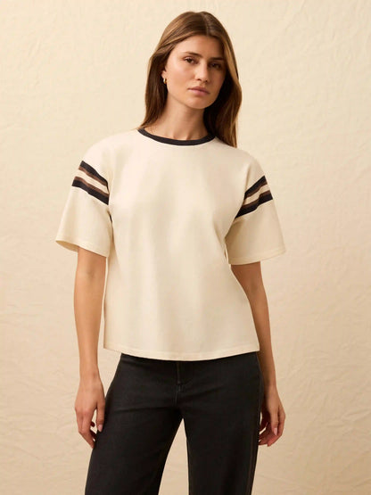 Sport Jersey Throwback Tee - Phantom Varsity