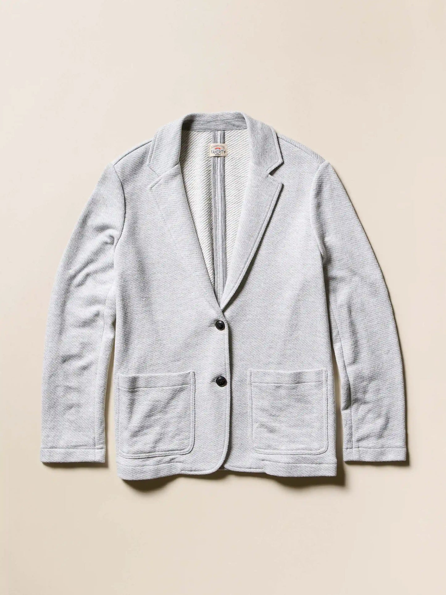 Inlet Knit Blazer - Heather Grey