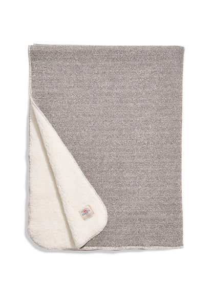 Whitewater High Pile Fleece Blanket - Latte