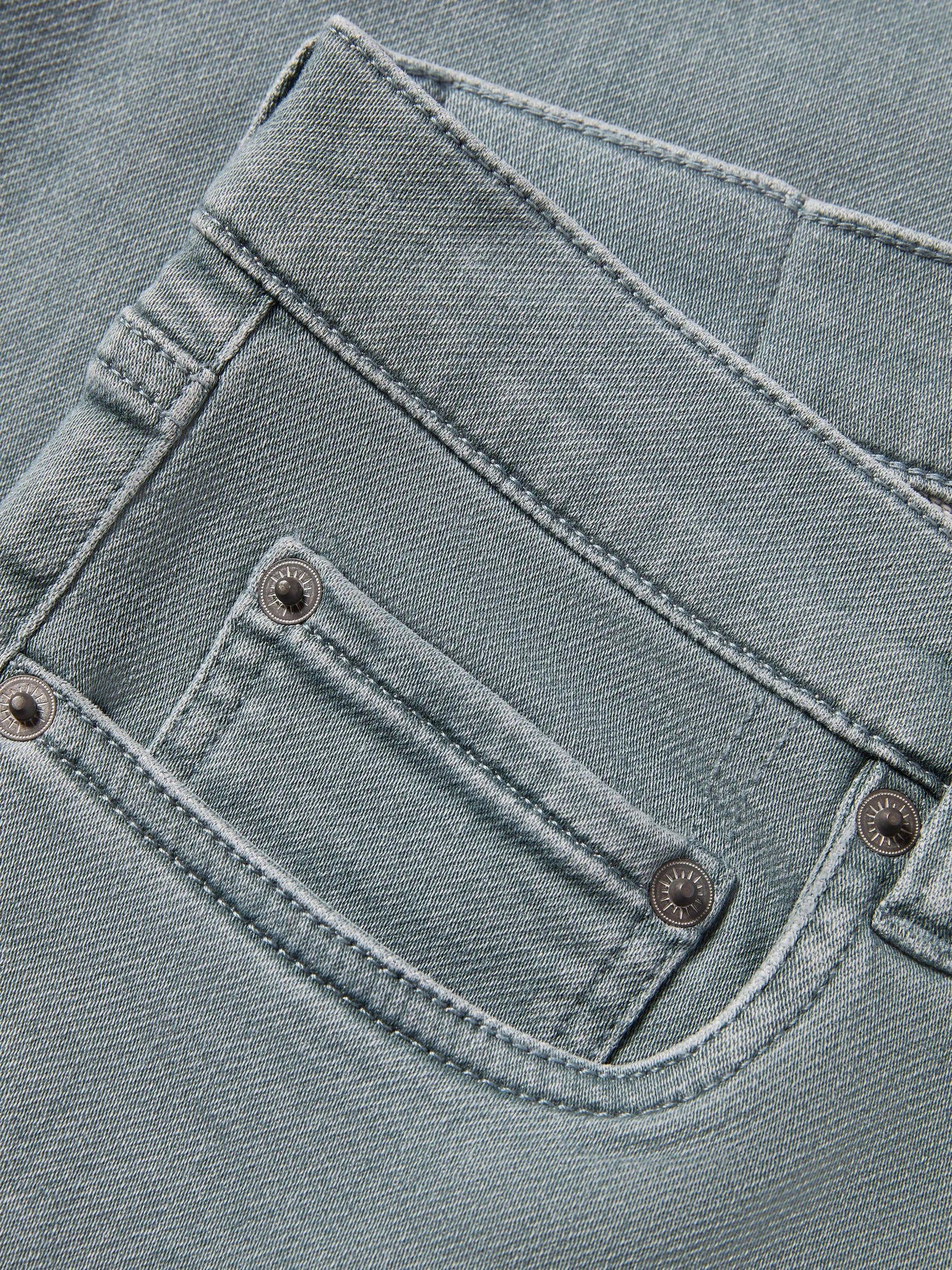 Stretch Terry 5-Pocket Pant - Ocean Glass