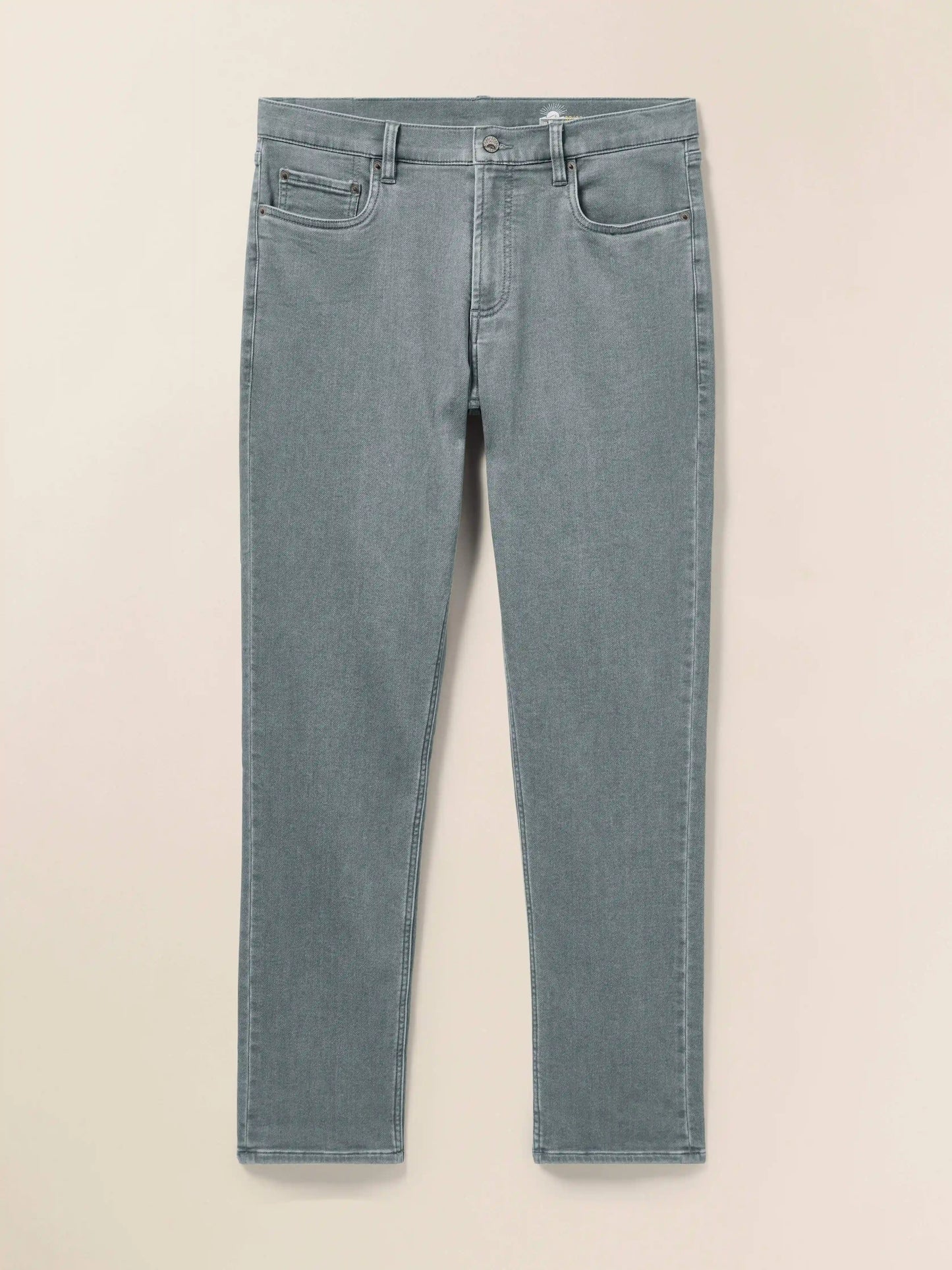Stretch Terry 5-Pocket Pant - Ocean Glass