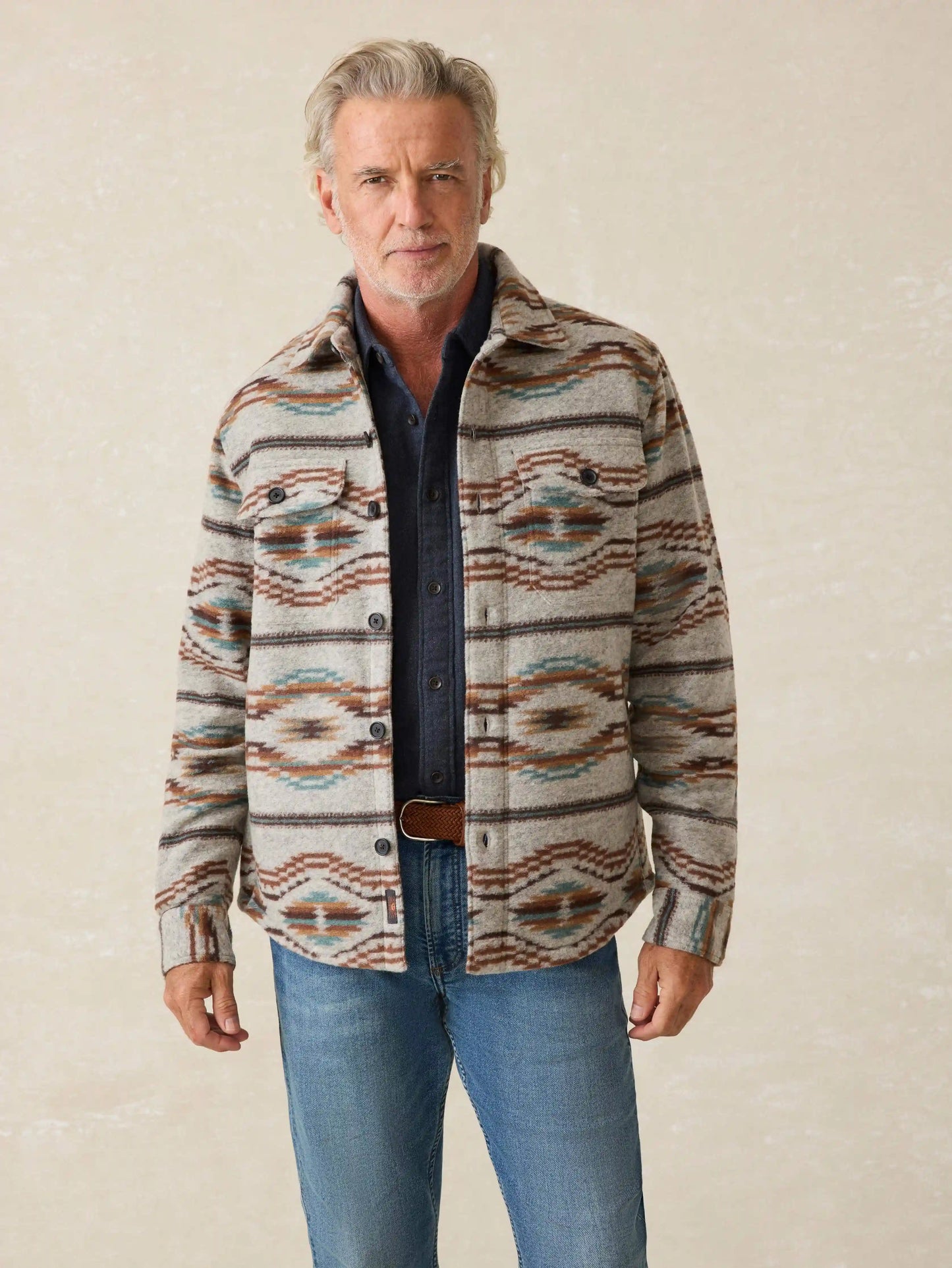 Range Thunder Voice Eagle High Pile Fleece Lined CPO - Grey Skies