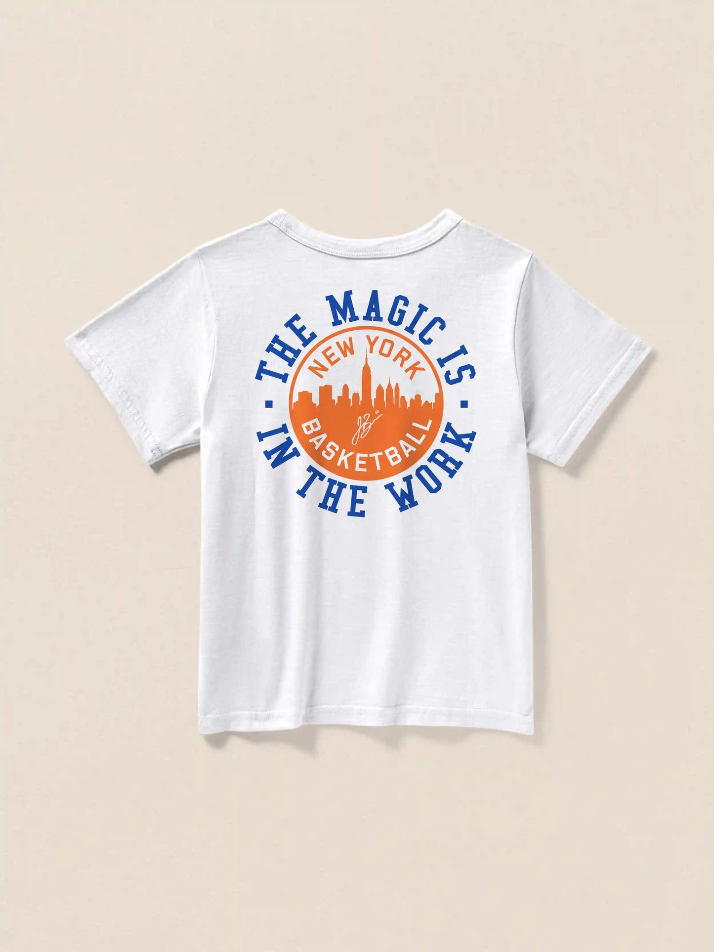 Jalen Brunson Kids Sunwashed Tee - White