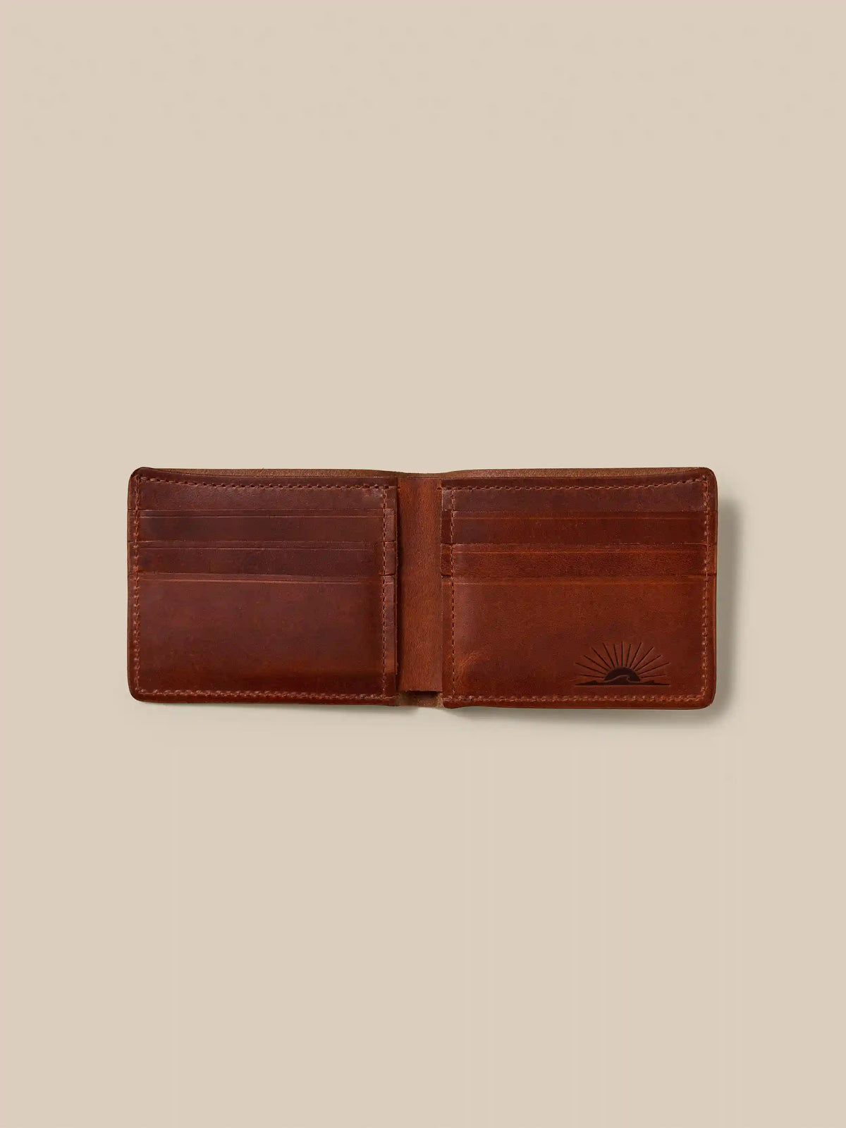 Leather Bi-Fold Wallet - English Tan
