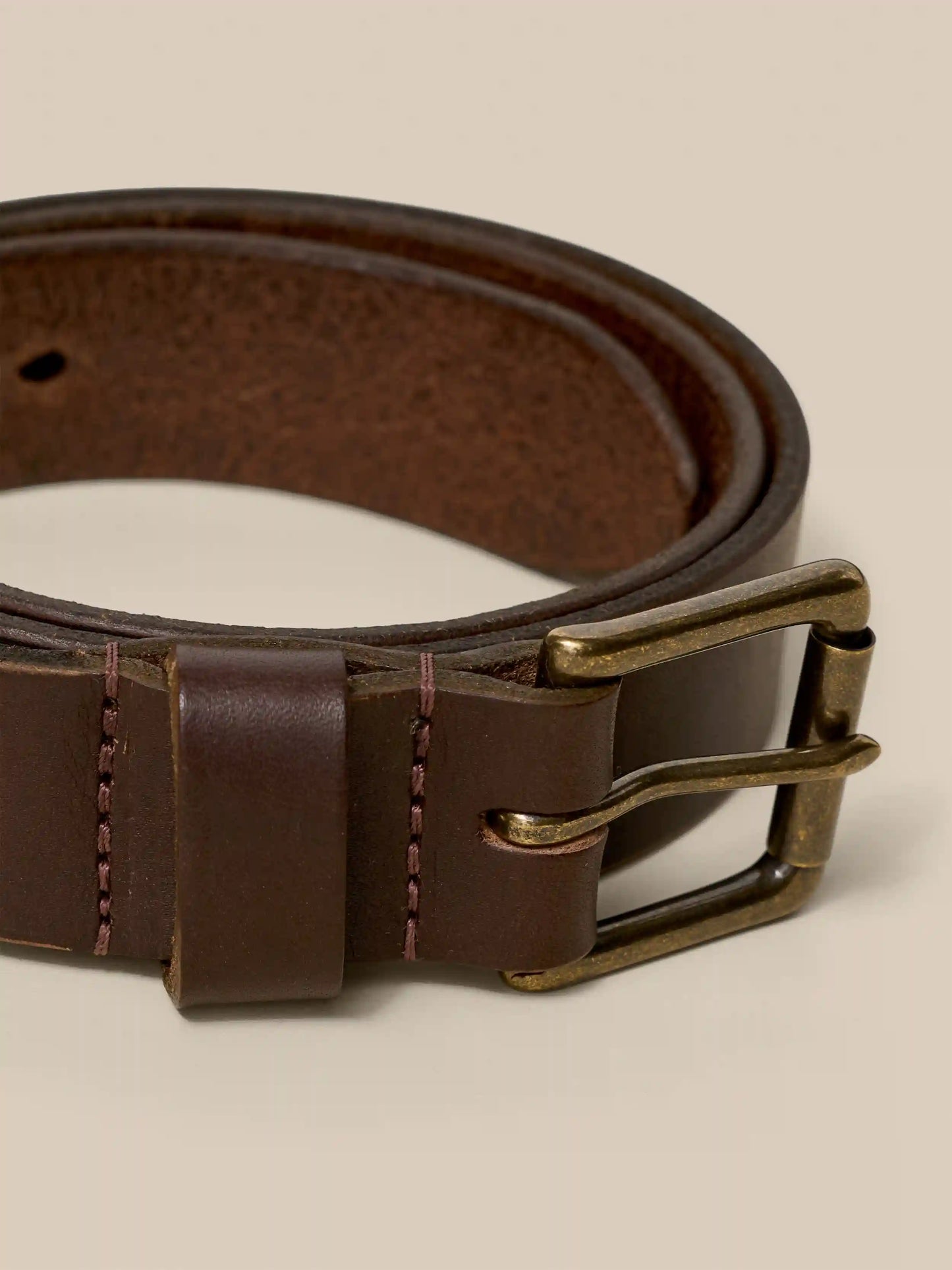 Leather Belt - Brown