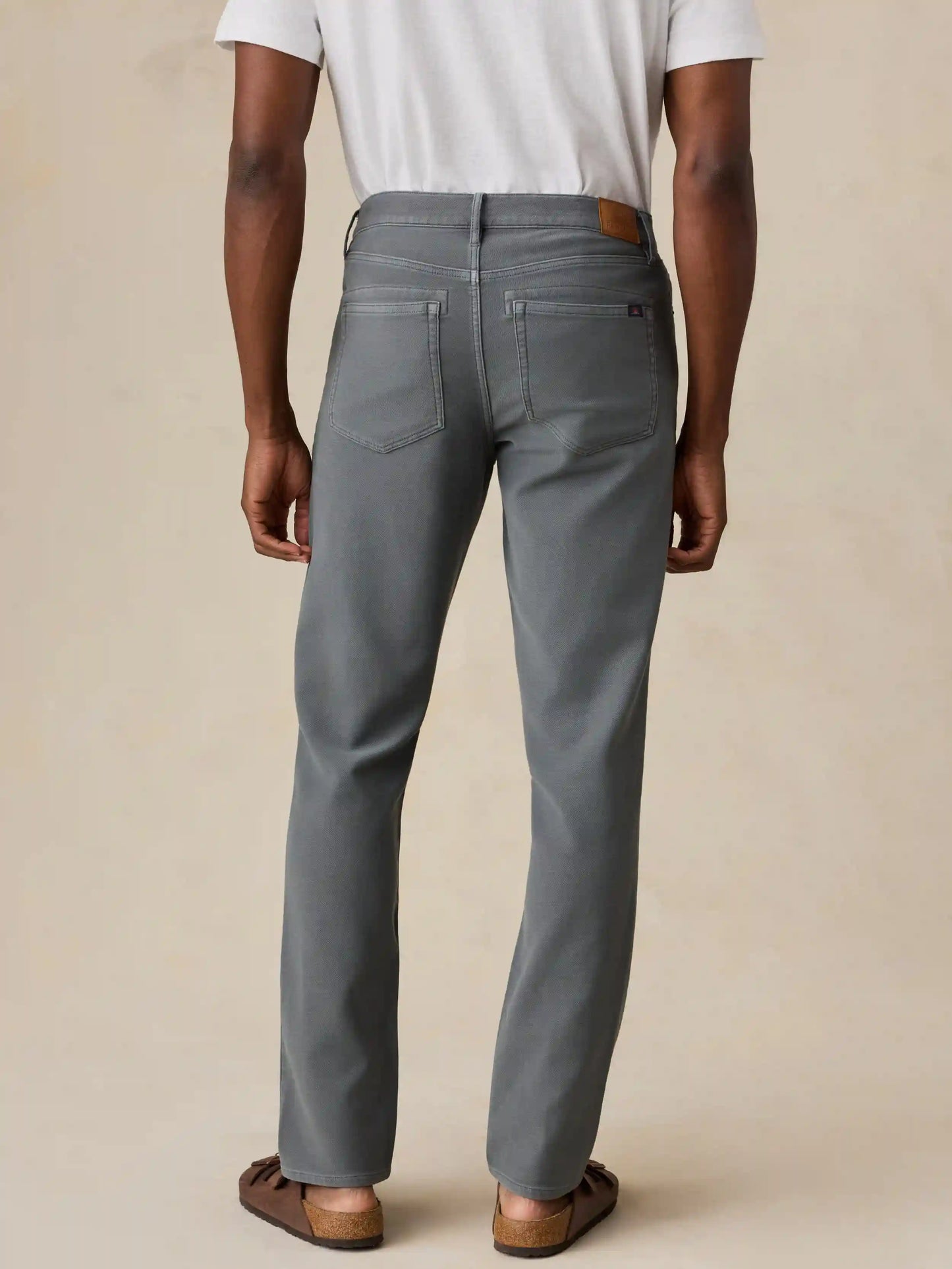 Stretch Terry 5-Pocket Pant - Slate