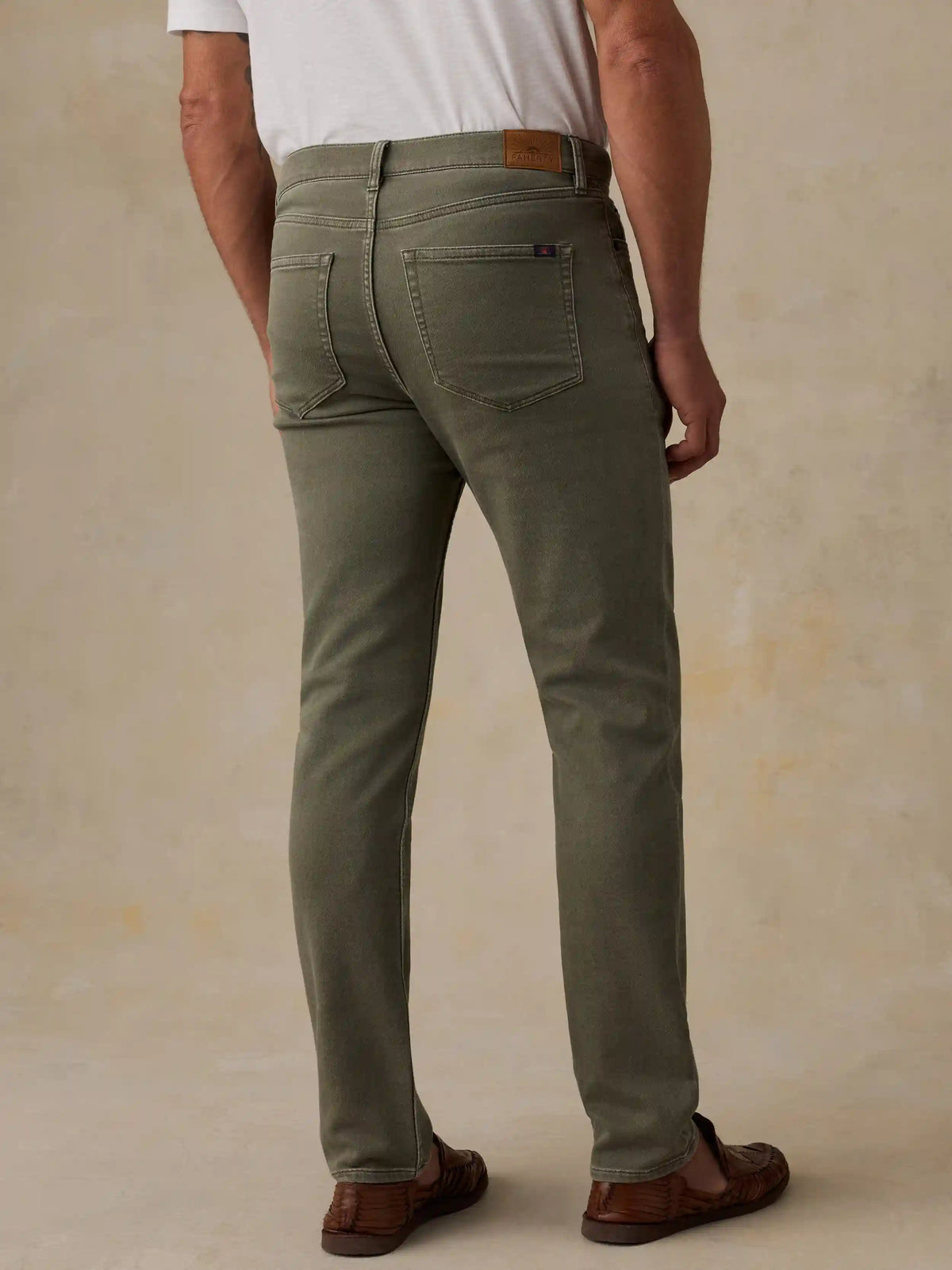 Stretch Terry 5-Pocket Pant - Pine Forest