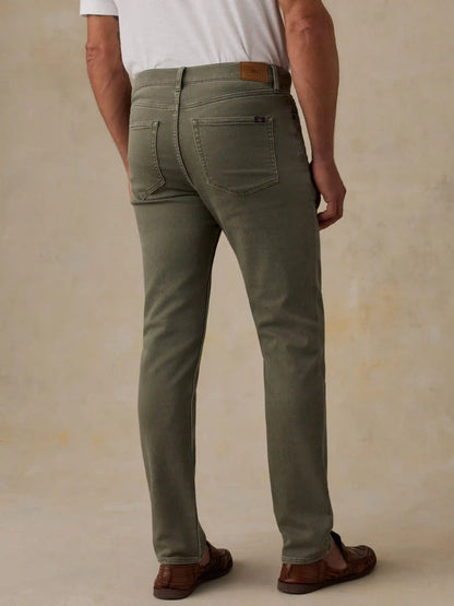 Stretch Terry 5-Pocket Pant - Pine Forest