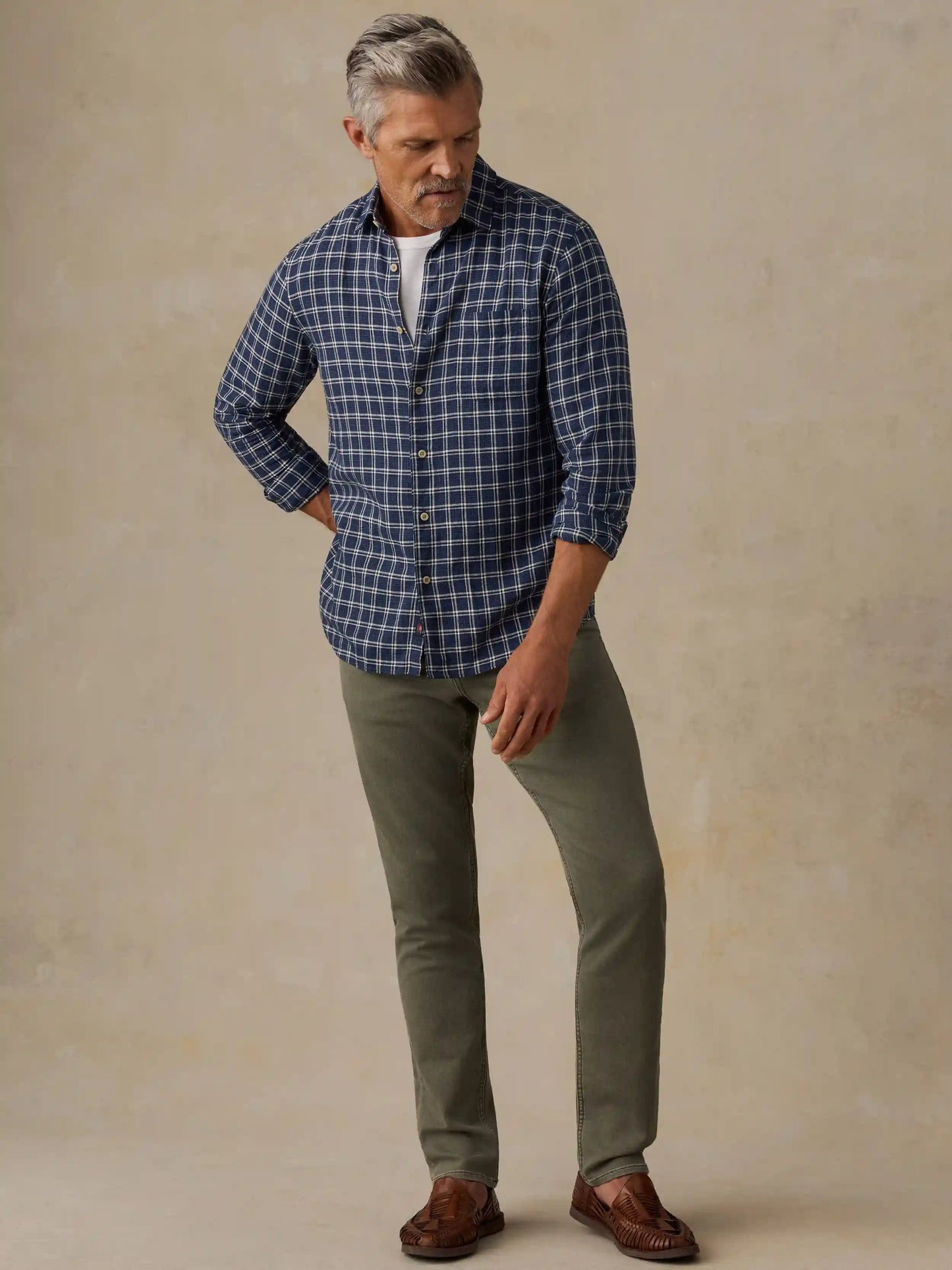 Stretch Terry 5-Pocket Pant - Pine Forest