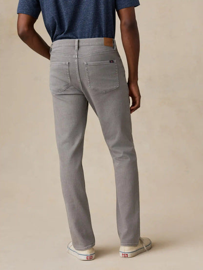 Stretch Terry 5-Pocket Athletic Fit Pant - Steel Grey