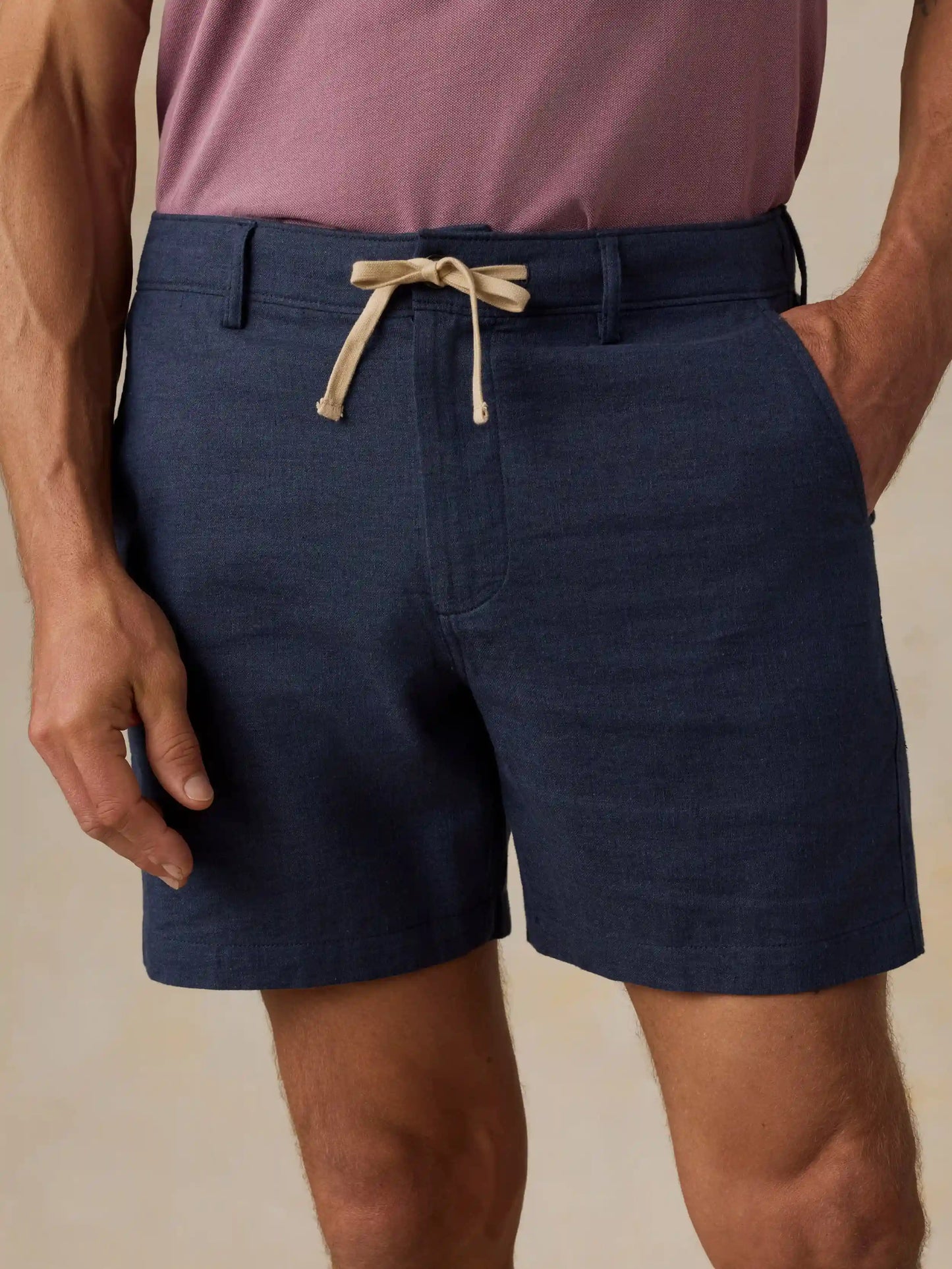 Movement™ Linen Short - Deep Sea Navy