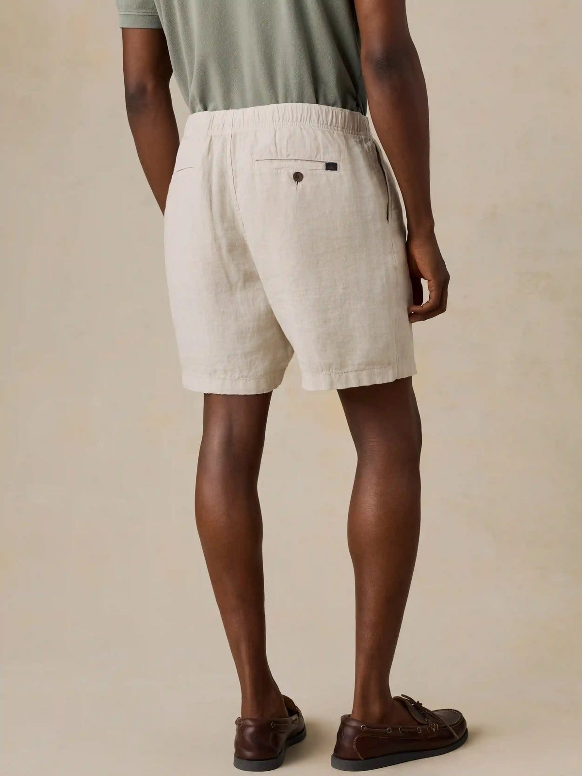 Essential Linen Short (6.5") - Weathered Sand