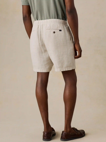 Essential Linen Short (6.5") - Weathered Sand