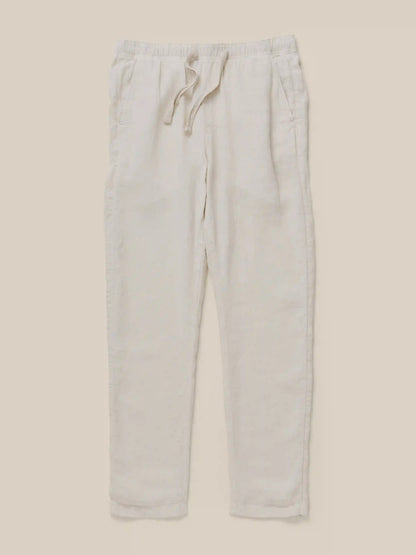 Linen Drawstring Pant - Weathered Sand