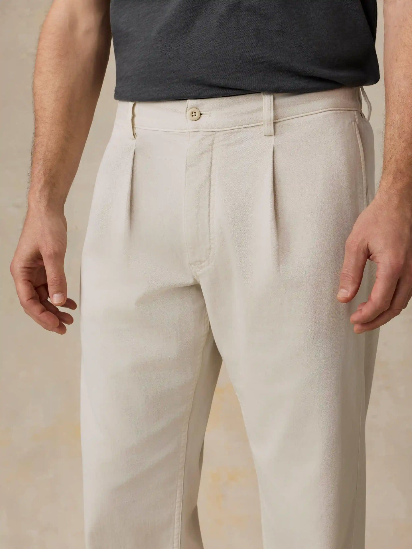 Beach Chino Pant - Shell Stone