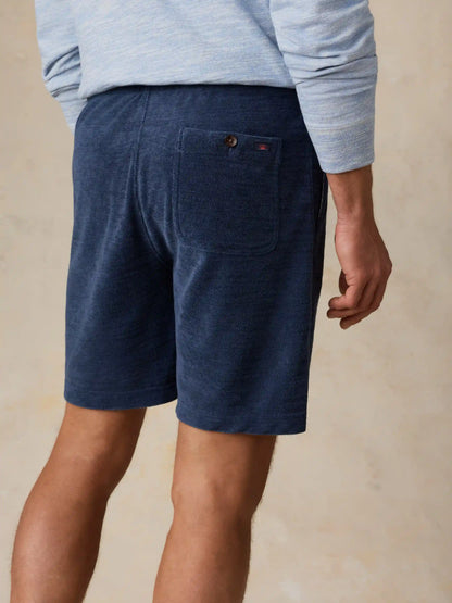 Cabana Towel Terry Sweatshort - Deep Navy