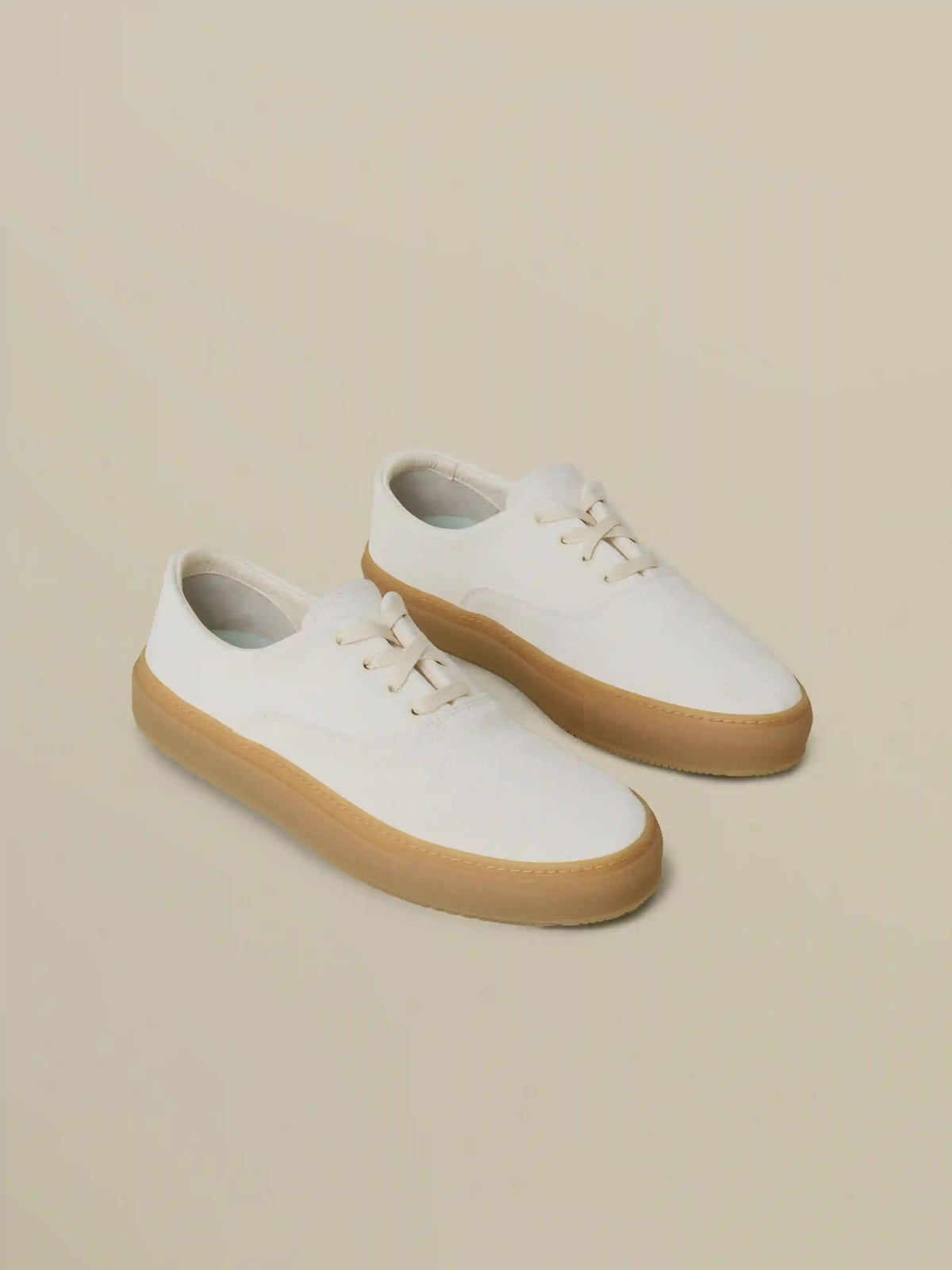 Faherty X Opie Way Deck Sneaker - Off White