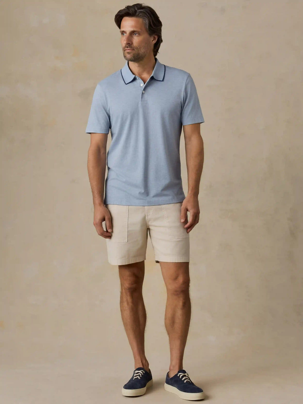 Short-Sleeve Movement™ Pique Polo - Inland Creek Melange