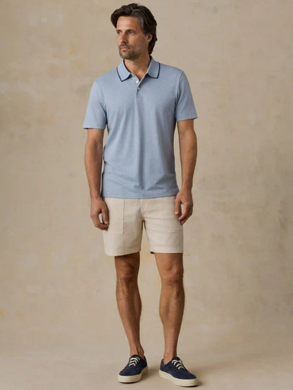 Short-Sleeve Movement™ Pique Polo - Inland Creek Melange