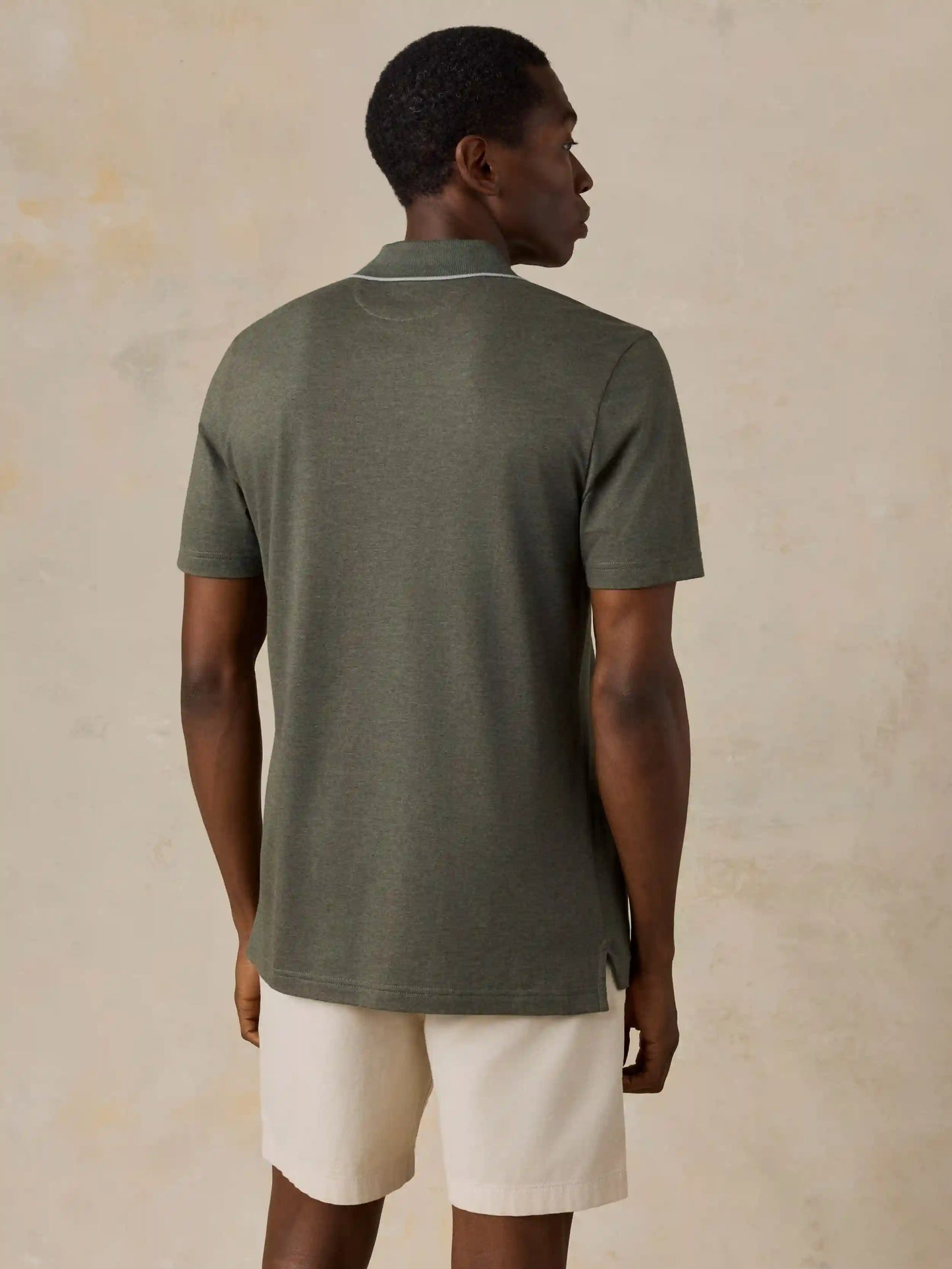 Short-Sleeve Movement™ Pique Polo - Tropics Olive Melange