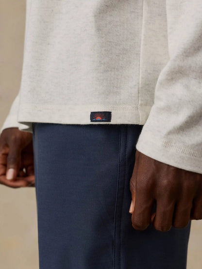 Long-Sleeve Cloud Henley - Snow Heather
