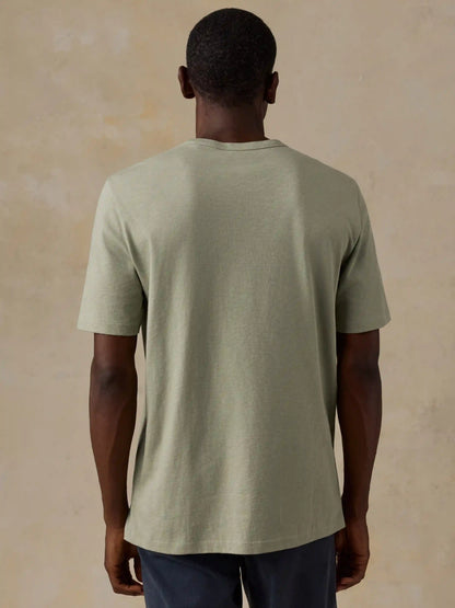 Faherty x Parks Project Great Smoky Mountains Short-Sleeve Sunwashed Regenerative Tee - Summer Sage