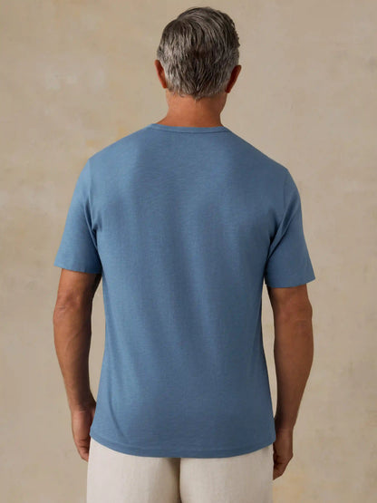 Sunwashed Regenerative Tee - Blue Shore