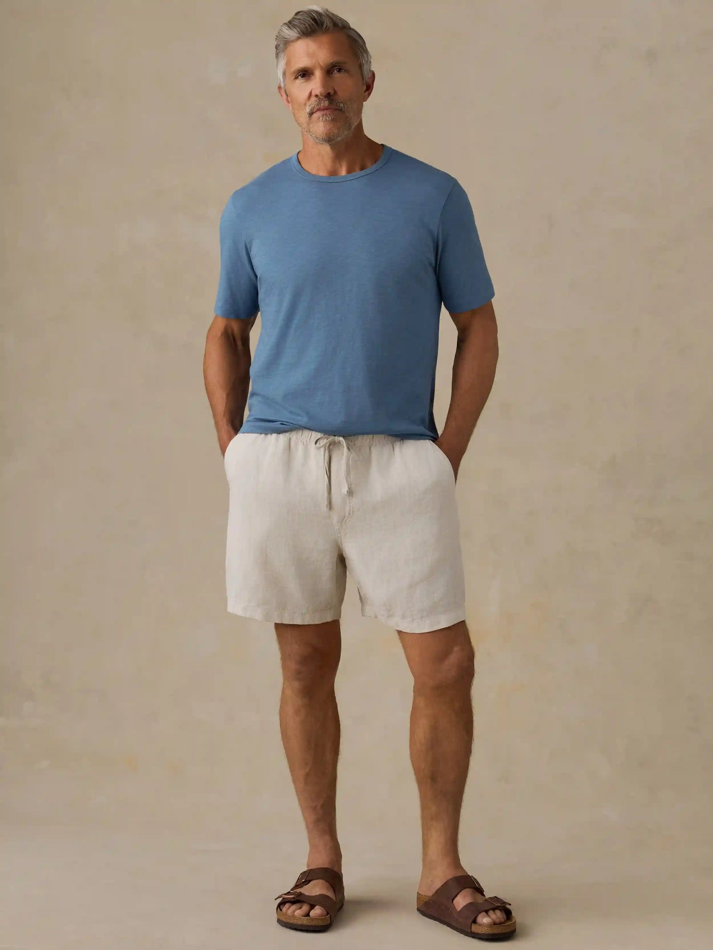 Sunwashed Regenerative Tee - Blue Shore
