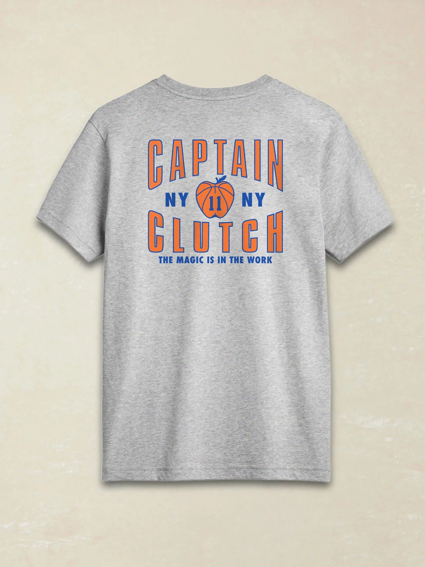 Jalen Brunson Captain Clutch Sunwashed Pocket Tee - Granite Heather
