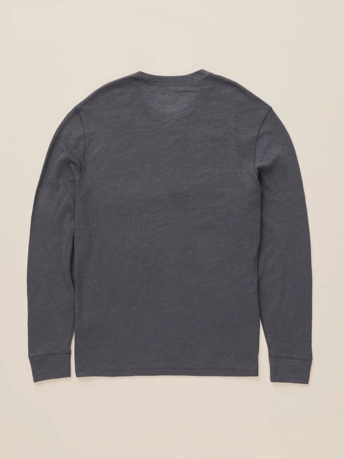 Sunwashed Organic Henley - Graphite