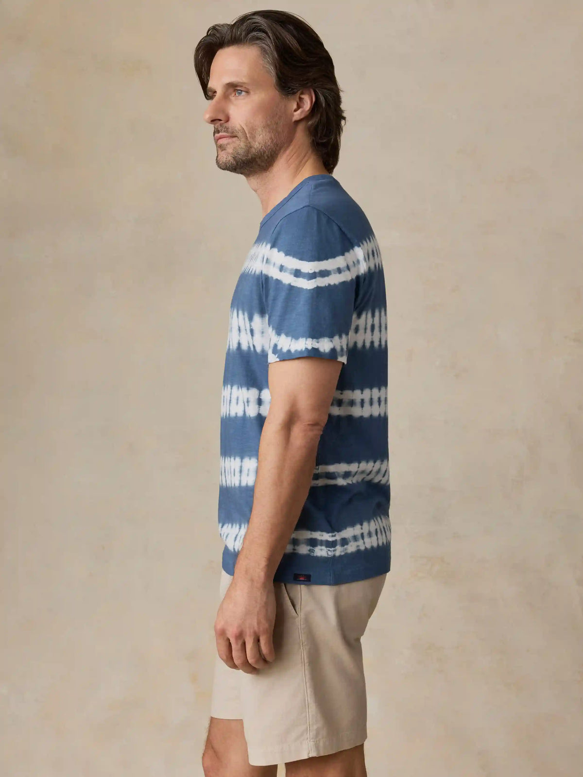 Sunwashed Regenerative Tee - Blue Ravine Tie Dye