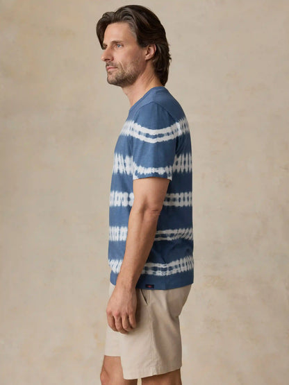 Sunwashed Regenerative Tee - Blue Ravine Tie Dye