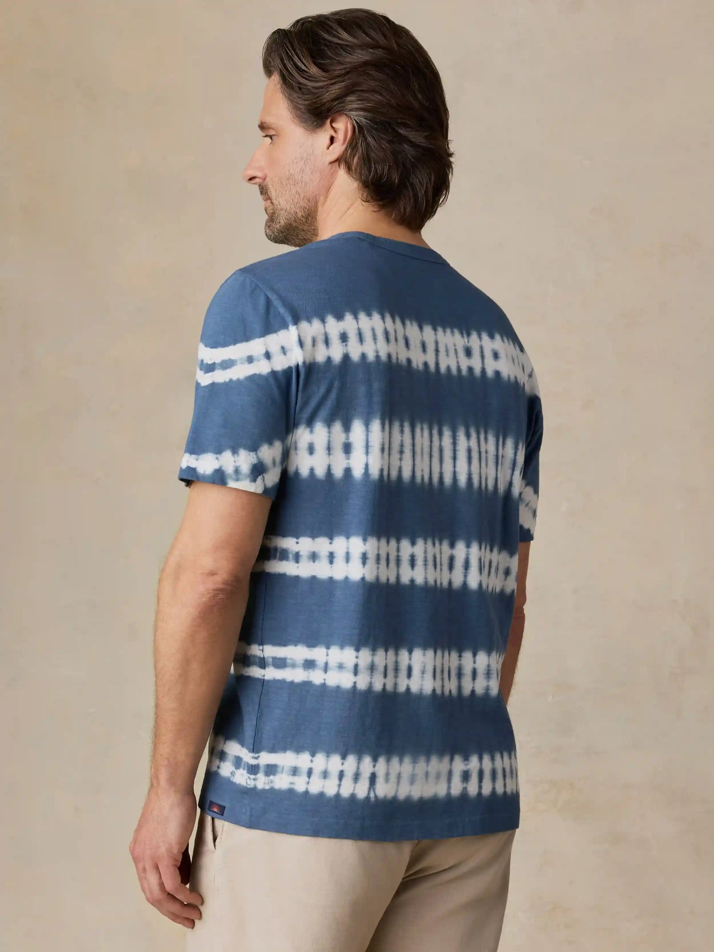 Sunwashed Regenerative Tee - Blue Ravine Tie Dye