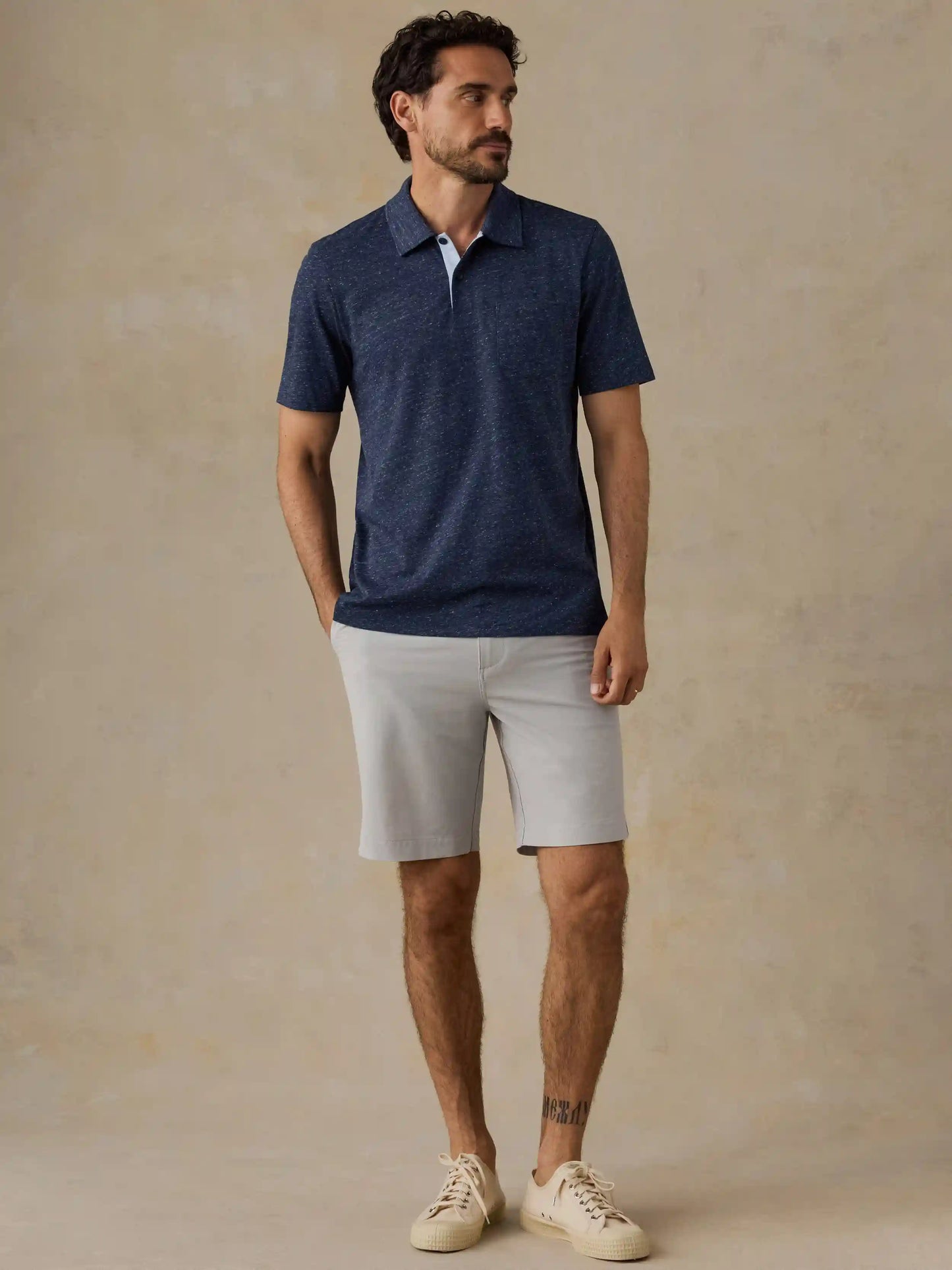 Short-Sleeve Breeze Polo - Midnight Skies Heather