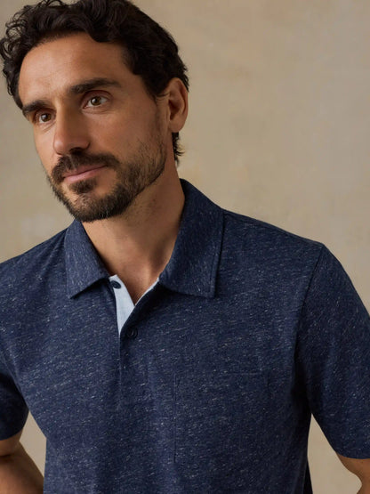 Short-Sleeve Breeze Polo - Midnight Skies Heather