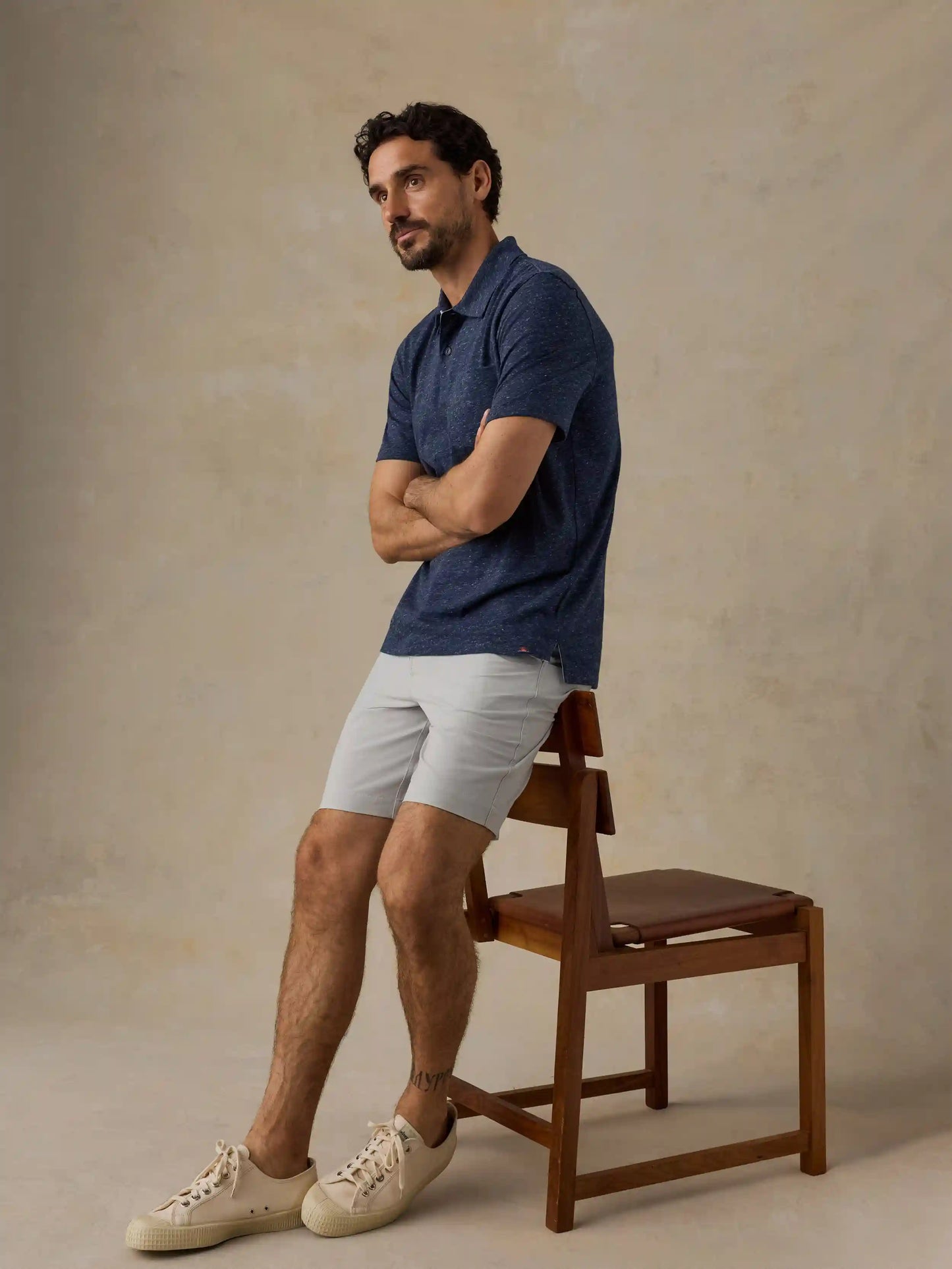 Short-Sleeve Breeze Polo - Midnight Skies Heather