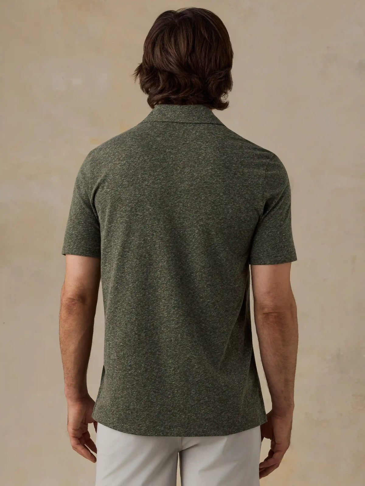 Short-Sleeve Breeze Polo - Olive Cliff Heather